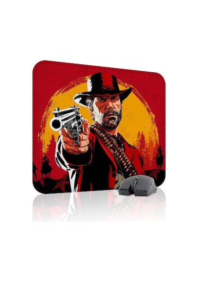 Red Dead Redemption 2 Dikişli Kauçuk Oyuncu Mousepad V2 - 48x40 Xl Gaming Mouse Pad