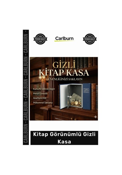 Özel Üretim Emniyetli Çelik Sözlük Anahtarlı Ofis Ev Taşınabilir Sağlam Kitap Görünümlü Gizli Kasa