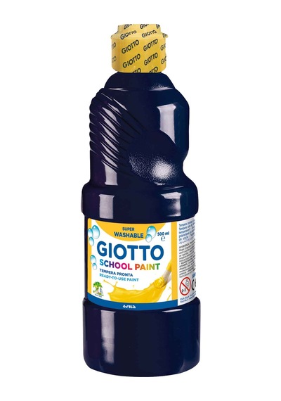 Giotto Tempera Guaj Boya 500 Ml. Siyah