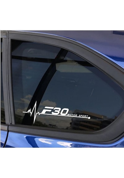 F30 Kelebek Cam Sticker Araba Sticker Etiket