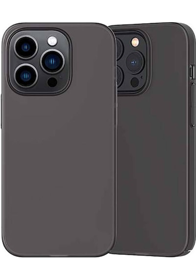 Apple Uyumlu iPhone 14 Pro Kılıf Ultra İnce Mat Pc Arka Yüzey Recci Elite Serisi Kapak Beyaz