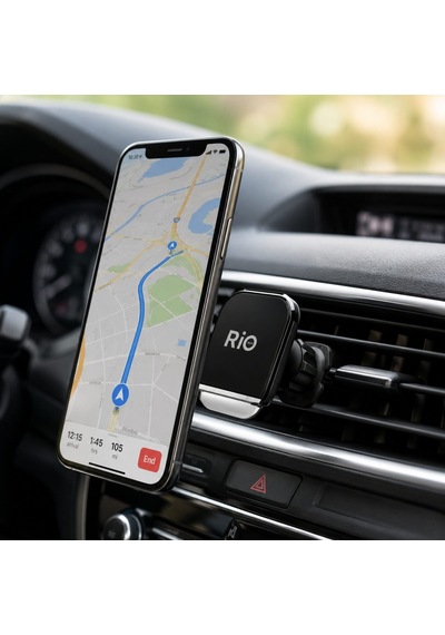 Flayse Rio Tech Araç Hava Kanalı Telefon Tutucu Manyetik 360 Derece Dönebilen