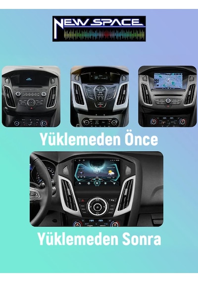 Ford Focus 3 Android 2gb Ram 32gb Rom Carplay Navigasyon Multimedya