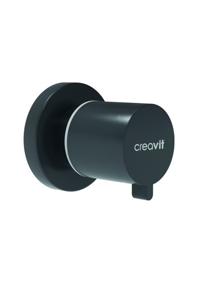Creavit Ara Kesme Valfi 1/2-1/2" Antrasit Mat Ms.ac50l.anm