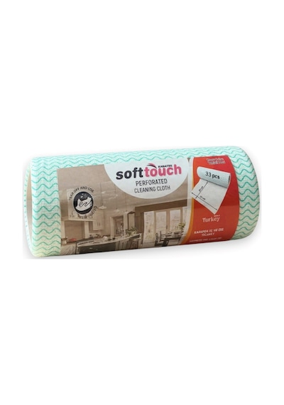 Technow Softtex 33 Yaprak Kopar Kullan Rulo Hassas Temizlik Bezi 27x30cm 3'lü Sarı