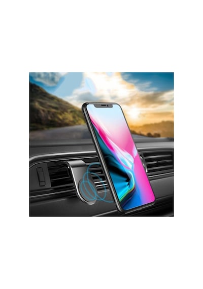 Araba Içi Mıknatıslı Telefon Tutucu Gold Tp-link Neffos C5 Max Uyumlu Pembe