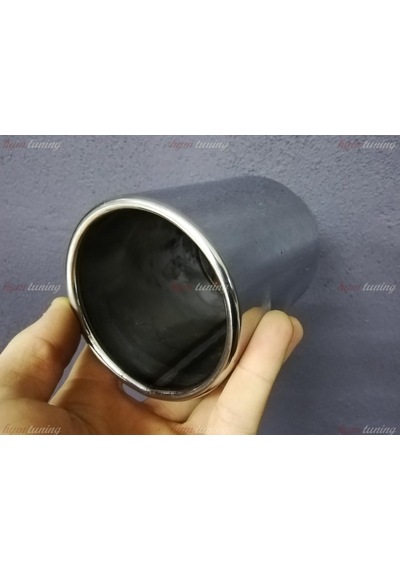 Tek Çıkışlı 90mm Egzoz Ucu Yuvarlak Düz