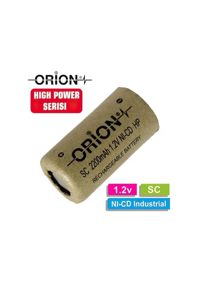 Orion 1.2v Ni-cd Sc 2200mah Şarj Edilebilir Pil - Hp