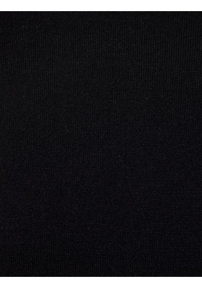 Koton Basic Kazak Balıkçı Yaka Triko Uzun Kollu Siyah 5wam70040ht Siyah
