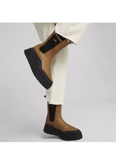 Puma Mayze Stack Cheksea Casual Kadın Hardal Rengi Bot B-38 38674201 001
