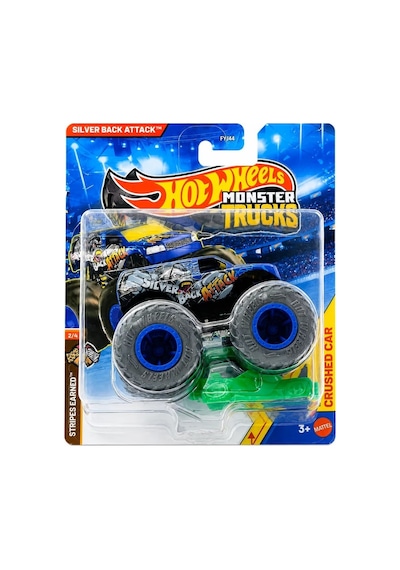 Hot Wheels Fyj44 Monster Trucks Sılver Back Attack - Jhy67-fyj44 Çok Renkli