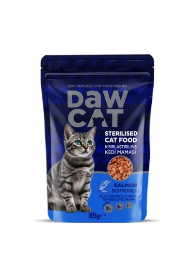 Jöle İçerisinde Somonlu Kısırlaştırılmış Kedi Maması 85g