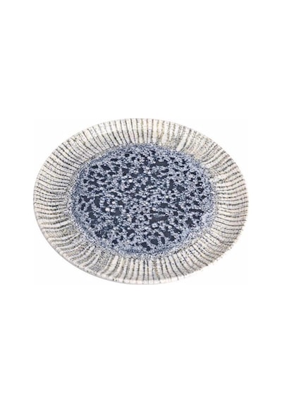 Iris Blue Düz Tabak 20cm Çok Renkli