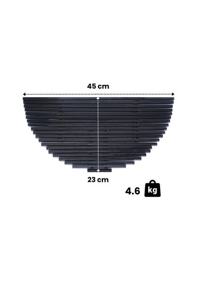 Alev Almaz Döküm Izgara Kaplamalı 47 Cm