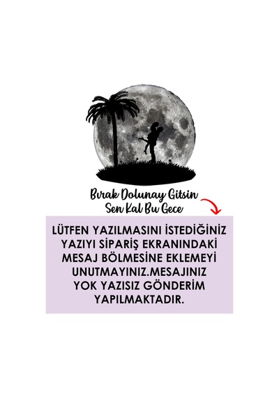 Kişiselleştirilebilir Led Işıklı Epoksi Cam Katmanlı Tablo Tegan Sevgili Dolunay Gri - 738248971 Gri