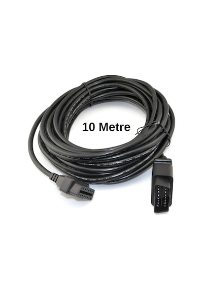 Yektek 10 Metre Obd2 Teşhis Cihazı Uzatma Kablosu 16 Pin Erkekten Dişi Sokete, Dayanıklı Ve Yüksek