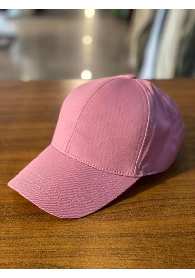 Hamze Basic Model Düz Pembe Renk Cap Şapka