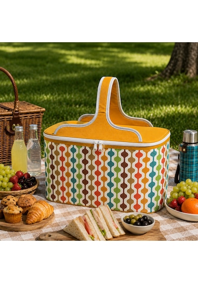 25 Lt Eva Termal Piknik Sepeti-476 Çok Renkli
