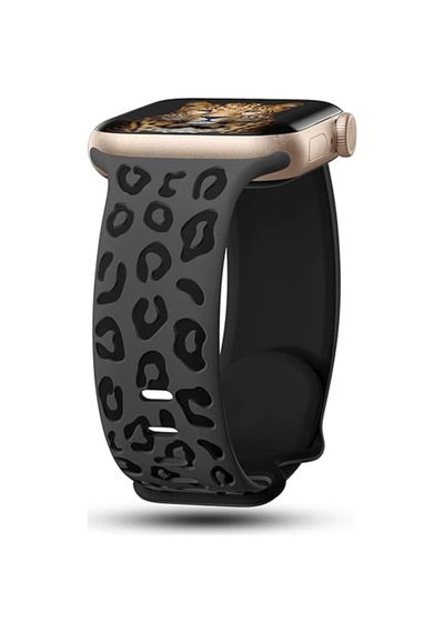 Watch 10 42mm Svl Krd-140 Silikon Kordon Strap Kayış - Kahverengi-siyah