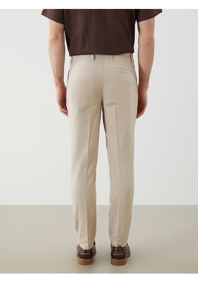 Lcw Vision Bej Standart Kalıp Gabardin Erkek Pantolon