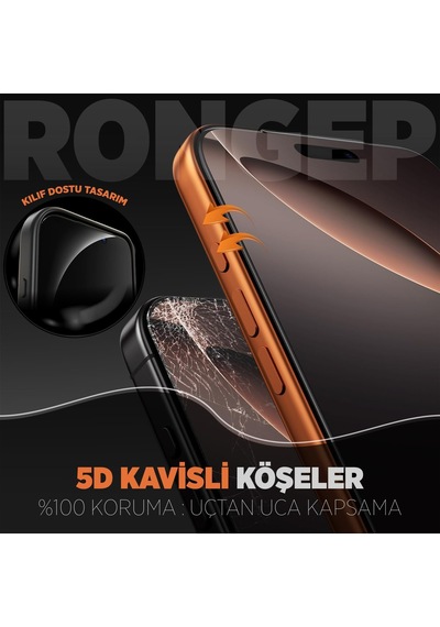 3'lü Paket Apple İphone 17 Pro Max İçin Ekran Koruyucu 9h Sertlik Anti-static Temperli Cam Netlik Ve Dokunmatiği Etkilemeyen Çizik Ve Darbelere Karşı İphone 17 Pro Max Koruma
