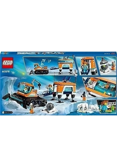 LEGO® City 60378 Kutup Keşif Kamyonu Ve Mobil Laboratuvarı Oyuncak Yapım Seti 489 Parça
