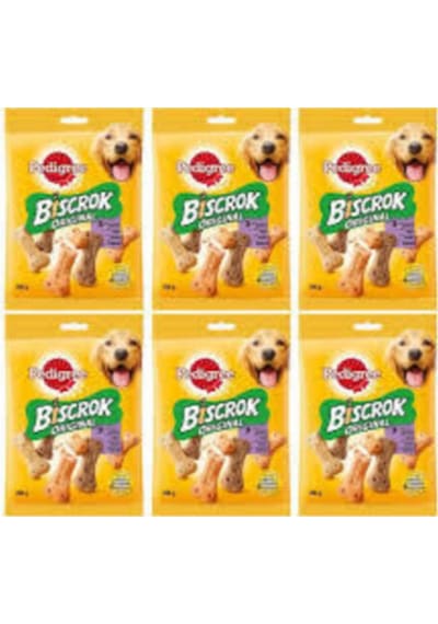Pedigree Biscrock Köpek Ödül Bisküvisi 6 x 200 G