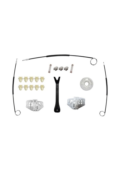 Cam Kriko Seti Sağ Sol Ön Peugeot Partner Citroen Berlingo 2003-2008 0130821763-0130821762