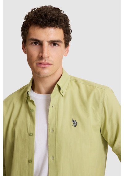 U.S. Polo Assn. U.s. Polo Assn. Erkek Çağla Gömlek Basic 50324660-vr016 Cagla