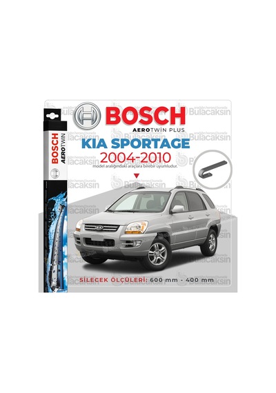 Kia Sportage Muz Silecek Takımı 2004-2010 Bosch Aerotwin N11.4192