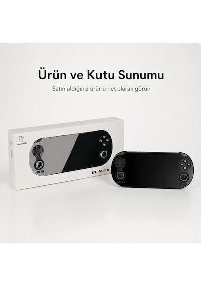 Rg Vıta El Oyun Konsolu 5.46 İnç Ips Dokunmatik Ekran Android 12, Taşınabilir Retro Atari Oyun Cihazı