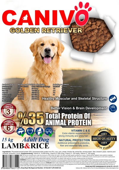 Golden Retriever Köpek Maması 15 Kg