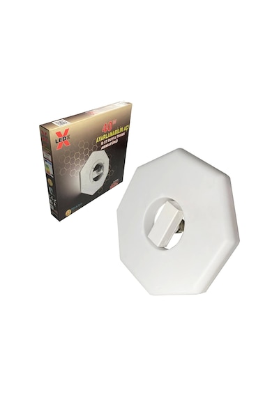 Led Tavan Armatür Duylu 40w Beyaz Ledx Al-obgg Çok Renkli