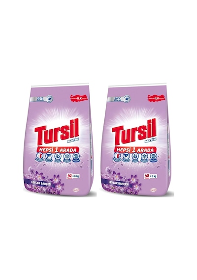 Tursil Leylak Bahçesi Toz Deterjan 6kg 2 Paketi