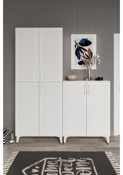 Panjurlu Metal Kulp Pnj6190 Ayakkabılık 6 Kapaklı Mutfak Dolabı Balkon Dolabı Kiler Banyo Dolabı Çok Amaçlı Dolap Beyaz Gümüş Beyaz - Gümüş Panjurlu Metal Kulp Pnj6190 Ayakkabılık 6 Kapaklı Mutfak Dolabı Balkon Dolabı Kiler Banyo Dolabı Çok Amaçlı Dolap Beyaz Gümüş Beyaz - Gümüş