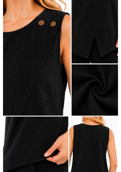Duygu Altıntaş %100 Müslin Asimetrik Kesim Kolsuz Bluz Hafif, Nefes Alan Yazlık Kadın Bluz Siyah - 891343662 Siyah - 891343662 Siyah Duygu Altıntaş %100 Müslin Asimetrik Kesim Kolsuz Bluz Hafif, Nefes Alan Yazlık Kadın Bluz Siyah - 891343662 Siyah - 891343662 Siyah