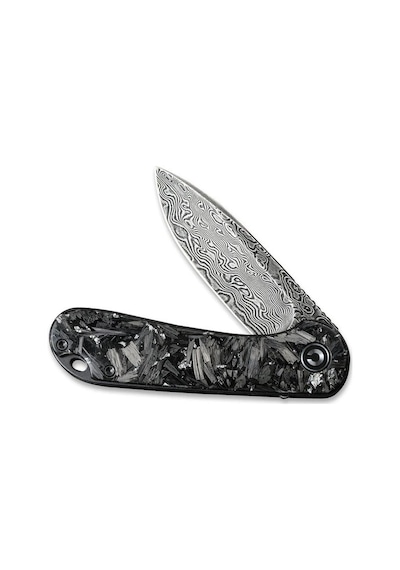 Civivi Elementum Flipper Knife Carbon Fiber Handle Ds2 Kamp Çakı Çok Renkli