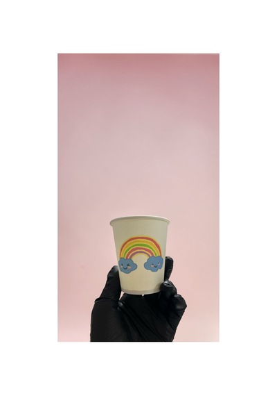 Gökkuşağı-yaz-unicorn Doğumgünü Parti Temalı Tek Kullanımlık 7 Oz 50 Adet Karton Bardak 1