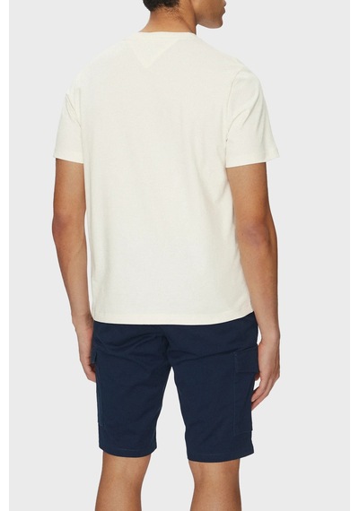 Tommy Hilfiger Erkek T Shirt Mw0mw38628 Z00 Açık Bej Açık Bej