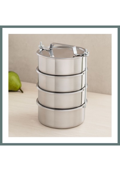 Ventra Çelik Sefer Tası 14 Cm - 4'lü Set 4.5 Cm Derinlik Ventra