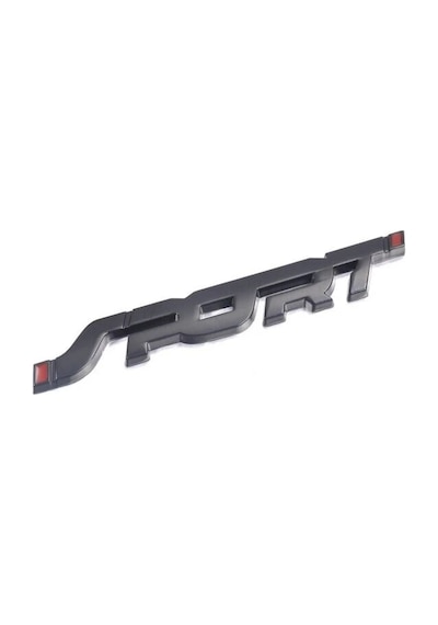 Sport Piano Black-kırmızı Bagaj Yazısı 3m 3d Abs Audi Q2