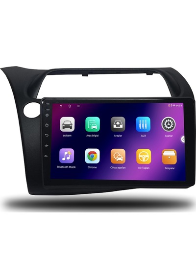 Carplayer Honda Civic Hb Euro 2007-2012 Uyumlu Android Multimedya 6gb Ram 64gb Hafıza