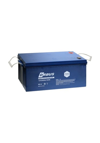 Orbus 12 Volt 200 Amper Jel Akü Derin Döngü - 12v 200ah Deep Cycle