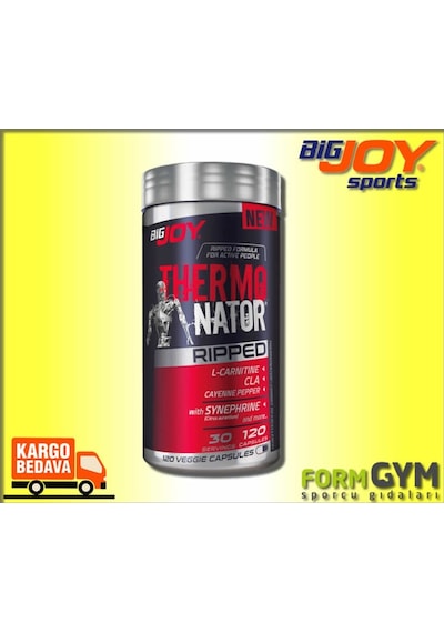 Bigjoy Sports Thermonator Ripped 120 Bitkisel Kapsül