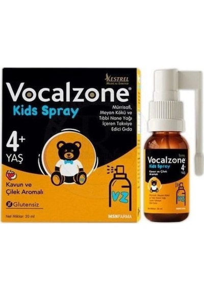 Vocalzone Kids Mürrisafi Meyan Kökü Ve Nane Sprey 20 ML