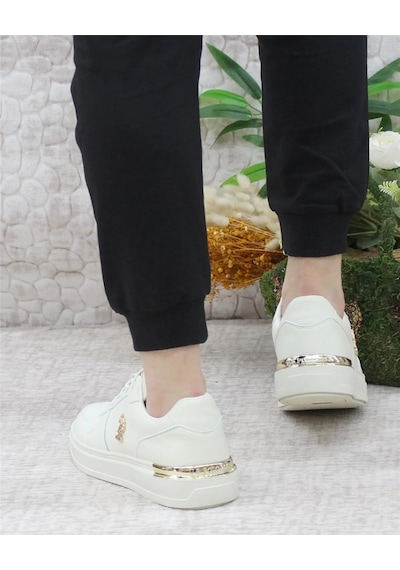 U.s. Polo Assn. Alka 5fx Kadın Bej Sneaker Ayakkabı Bej
