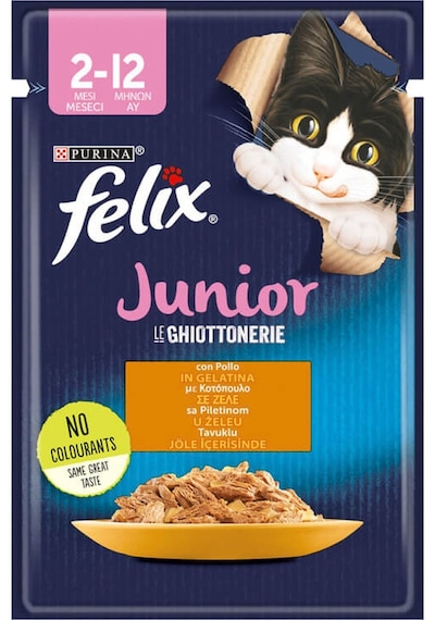 Karışık Felix Junior - Yavru Pouch 26*85 gr