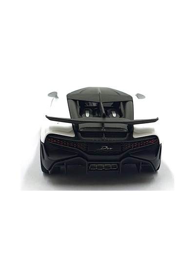 Kinsmart 1:36 Ölçek Metal Bugatti Divo Diecast Çek Bırak Araba Beyaz