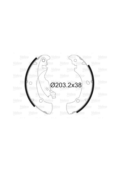 Fren Pabuçlu Balata - Fiat Marea, Bravo, Brava - Valeo-562649 90802782