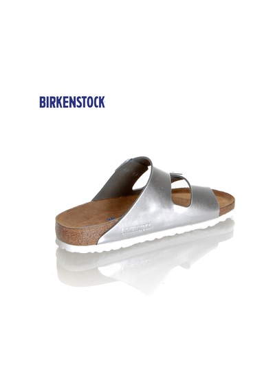 Metallıc Metalıc Sılver Terlik Kadın Birkenstock 1005961 Arızona Nl Bırkenstock Metallıc Sılver Metallıc Metalıc Sılver Çok Renkli